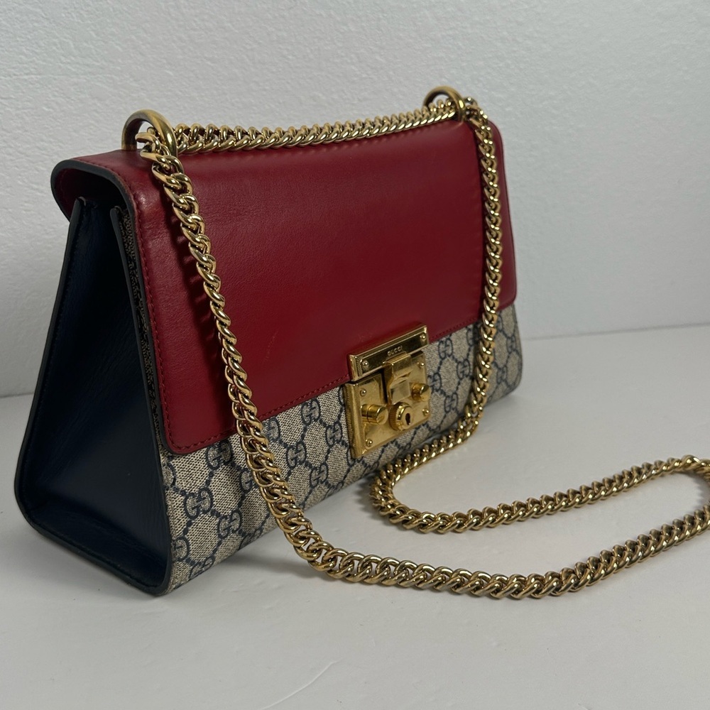 💯Authentic Gucci Padlock GG Supreme chain shoulder bag🍀 - Picture 5 of 16
